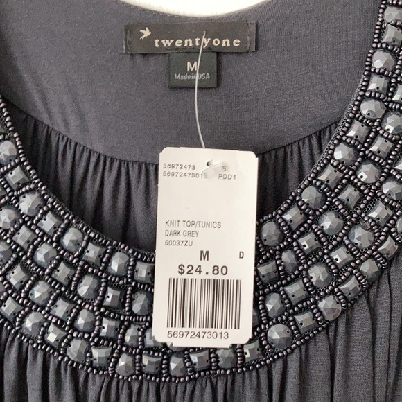 Dark Grey Top/Tunic - Picture 4 of 10